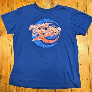 Pura Vida Costa Rica Graphic T-Shirt | Men's XL | Royal Blue